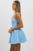 Blue Fit And Flare Dress Mini sold by Ally Fashion