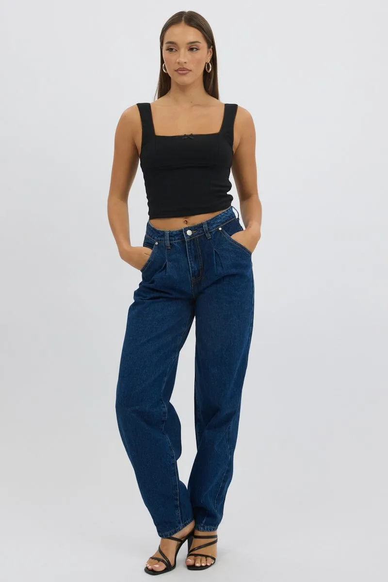 Denim Barrel Jeans sold by Ally Fashion