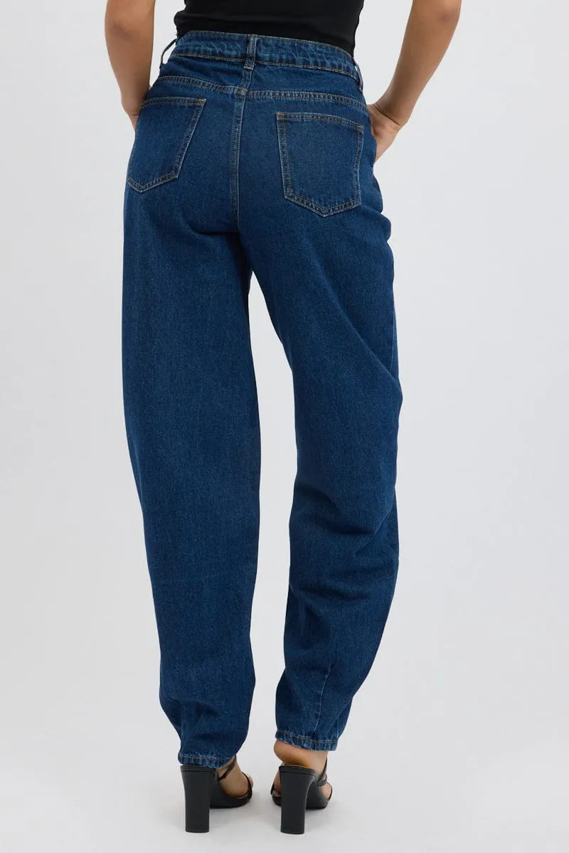 Denim Barrel Jeans sold by Ally Fashion product image thumbnail 5