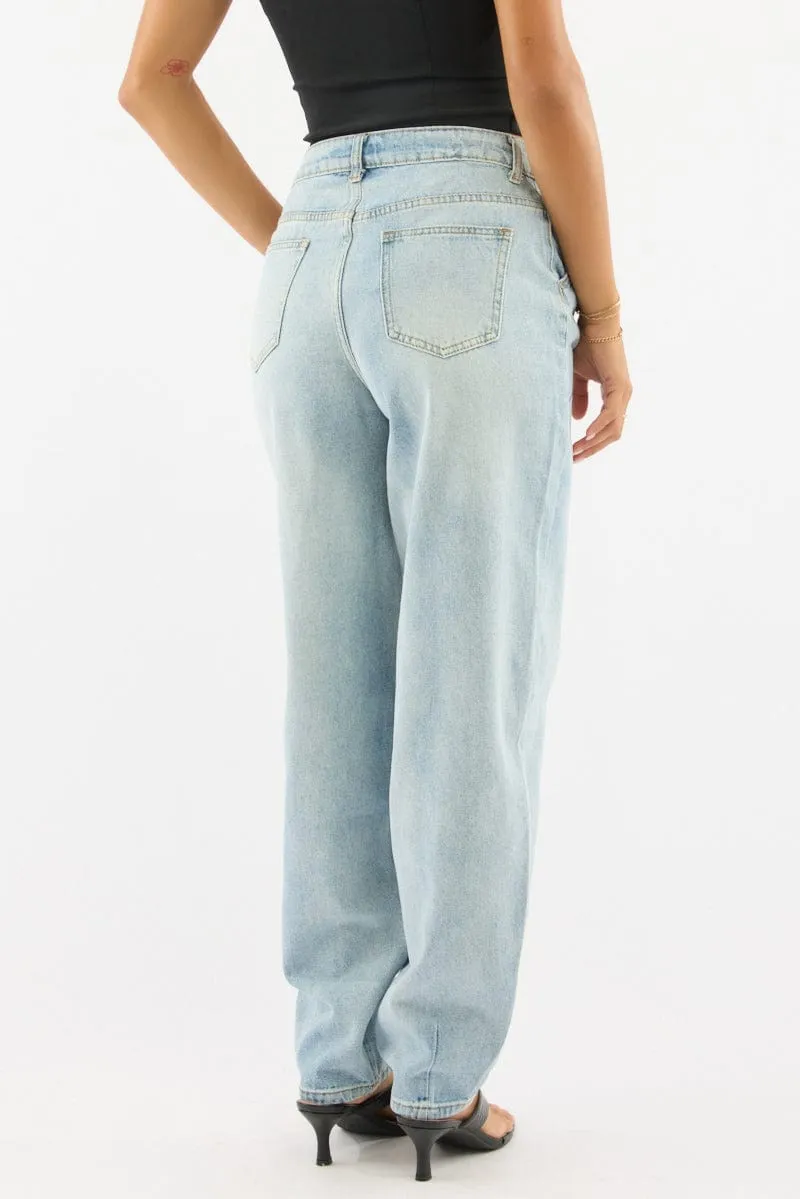 Denim Barrel Jeans sold by Ally Fashion product image thumbnail 4