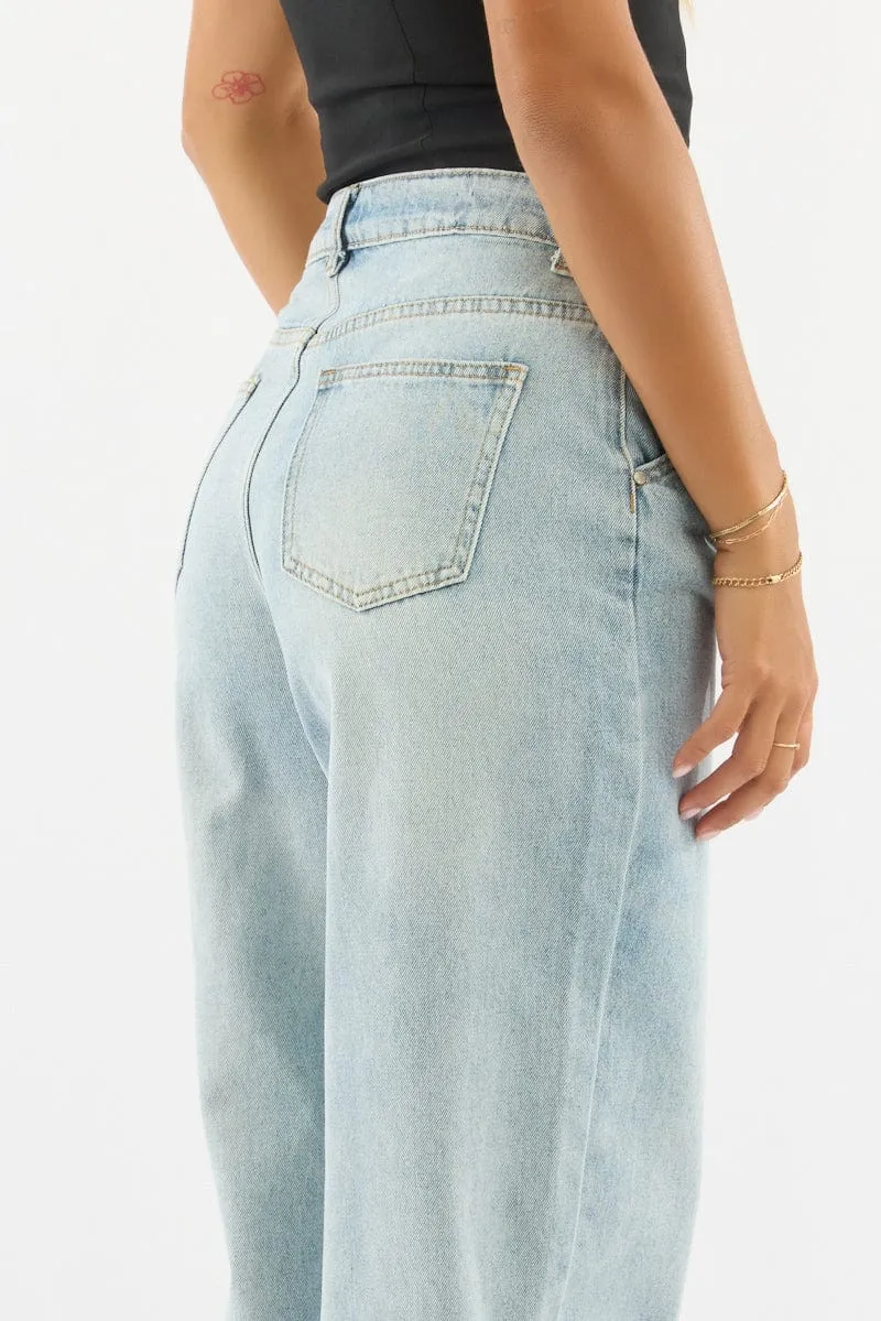 Denim Barrel Jeans sold by Ally Fashion product image thumbnail 5