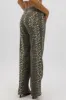 Brown Animal Print Baggy Jeans Leopard Pattern sold by Ally Fashion