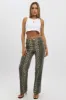 Brown Animal Print Baggy Jeans Leopard Pattern sold by Ally Fashion