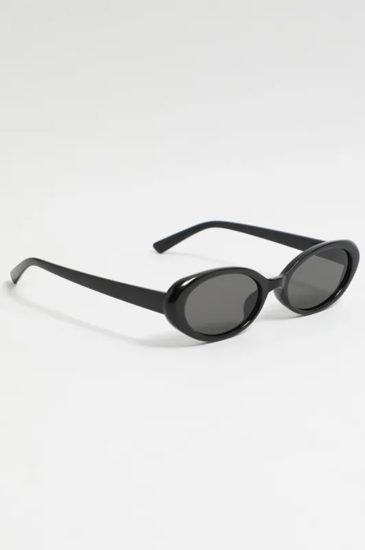 Black Oval Sunglasses sold by Ally Fashion