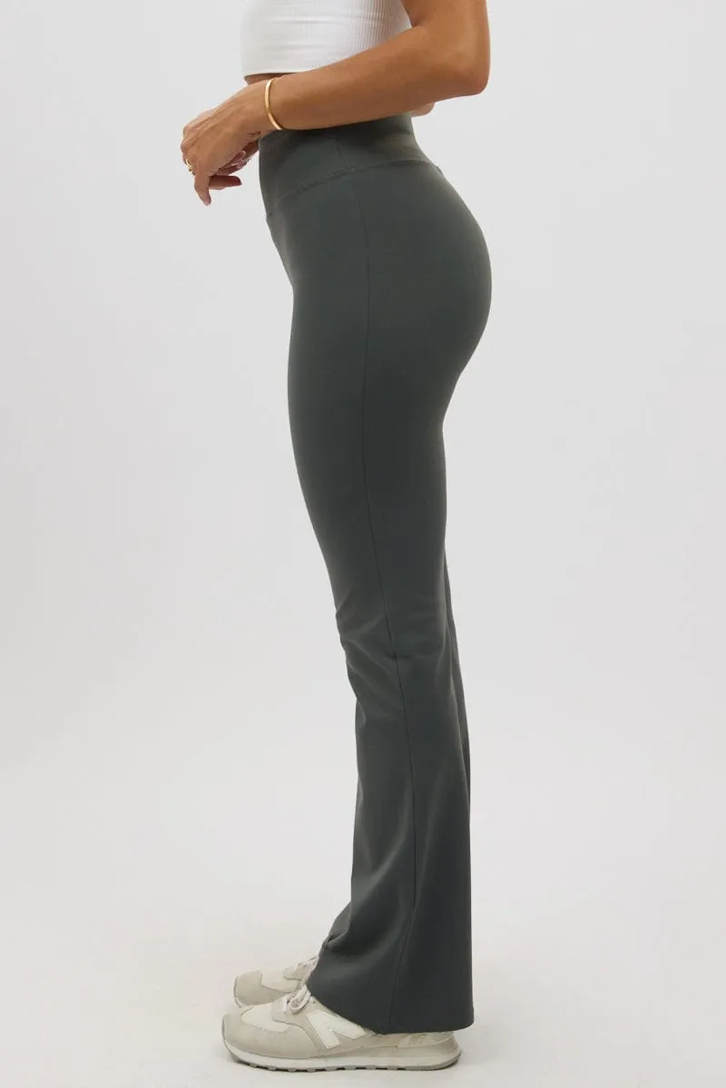 Grey Flare Leg Pants sold by Ally Fashion product image thumbnail 4