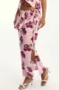 Pink Abstract Chiffon Maxi Skirt Lined sold by Ally Fashion