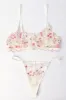 White Embroidery Lingerie Set sold by Ally Fashion