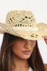 Beige Straw Cowboy Hat sold by Ally Fashion