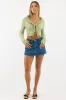 Denim Skorts Skirt Mid Rise sold by Ally Fashion