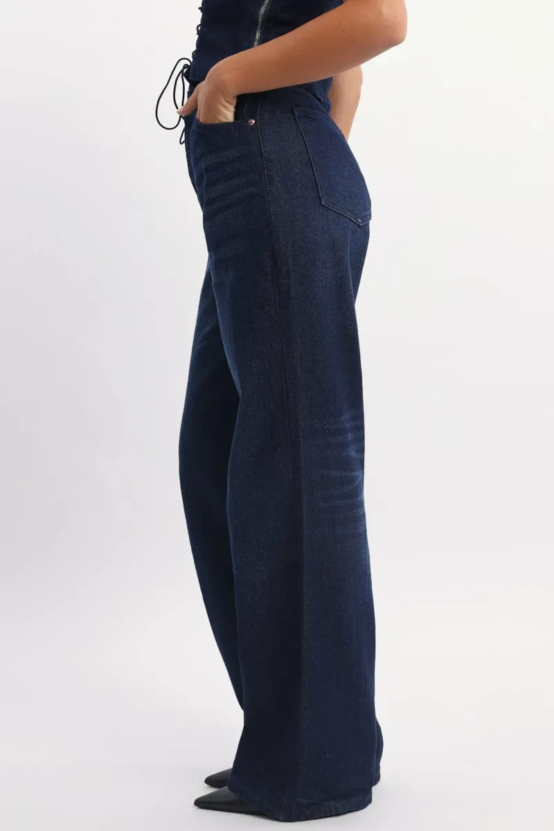 Denim Baggy Jeans Low rise sold by Ally Fashion product image thumbnail 3