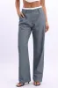 Grey Tailored Pants Boxer Wide Leg sold by Ally Fashion