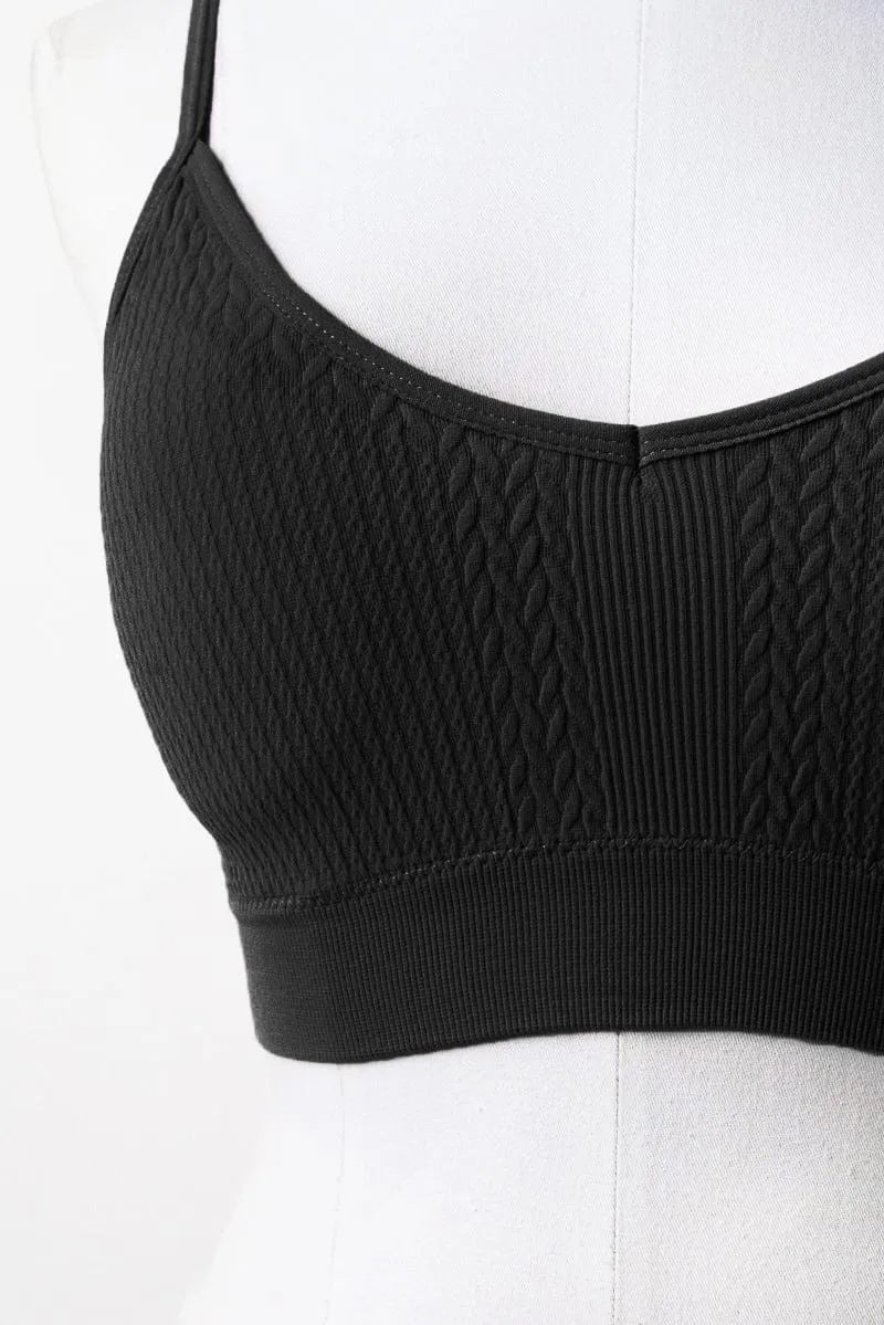 Black Seamless Lingerie Set sold by Ally Fashion product image thumbnail 3