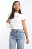 White Graphic Tee Short Sleeve sold by Ally Fashion