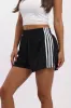 Black Track Shorts Side Stripe sold by Ally Fashion