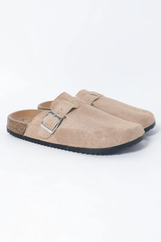 Beige Mule Clogs sold by Ally Fashion