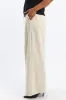 Beige Wide Leg Pants Elasticated Waist sold by Ally Fashion