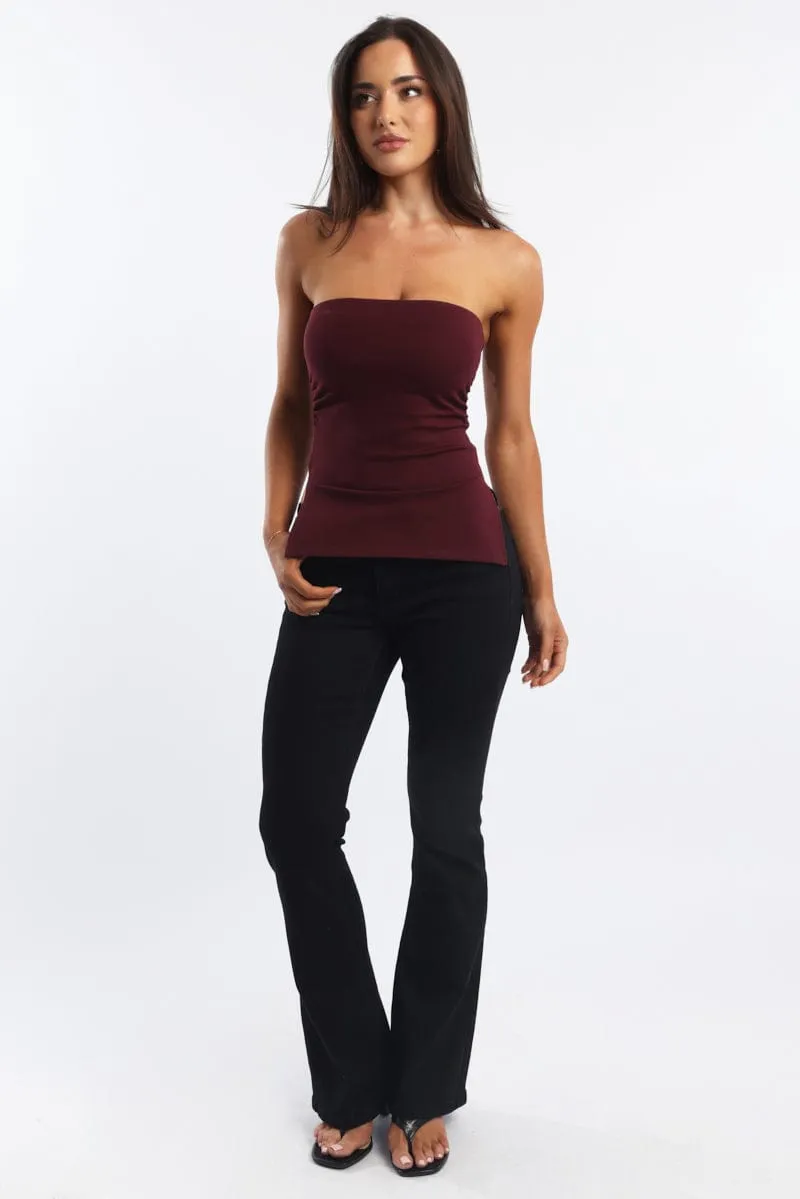 Red Bandeau Top sold by Ally Fashion product image thumbnail 2