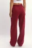 Red Track Pants Wide Leg sold by Ally Fashion