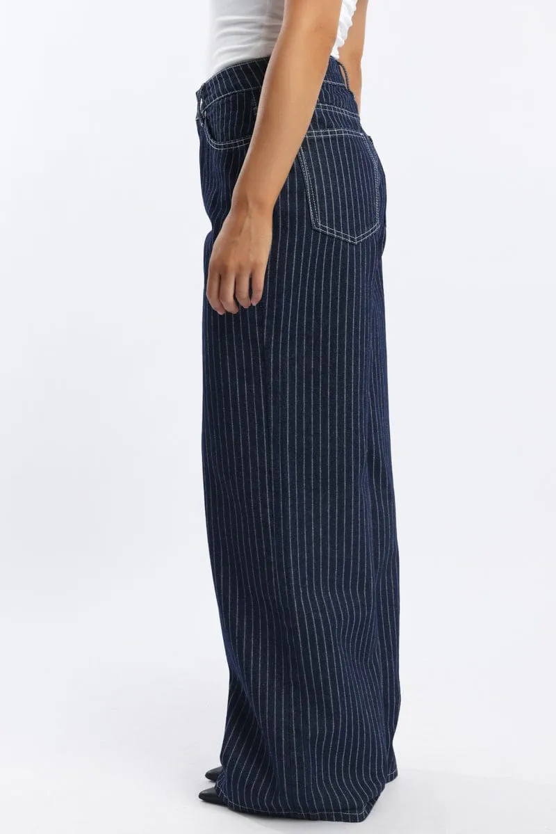 Denim Wide Leg Jeans Mid Rise sold by Ally Fashion product image thumbnail 3