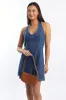 Blue Halter Neck Dress sold by Ally Fashion