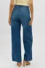 Denim Wide Leg Jeans Mid Rise sold by Ally Fashion