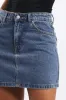 Denim Mini Skirt Mid Rise Relaxed Fit sold by Ally Fashion