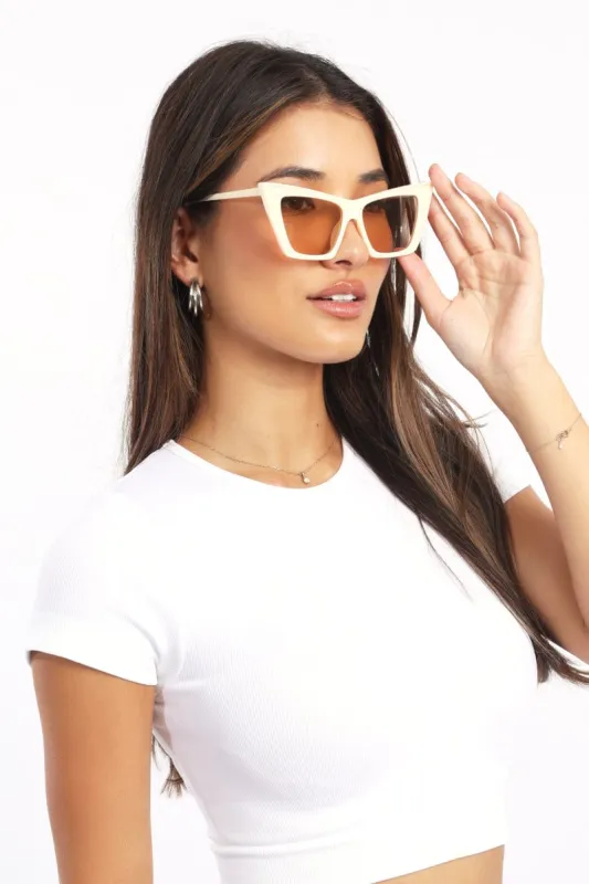 White Fashion Sunglasses sold by Ally Fashion
