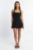 Black Halter Neck Mini Dress sold by Ally Fashion