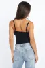 Black Supersoft Cami Top Cross Over sold by Ally Fashion