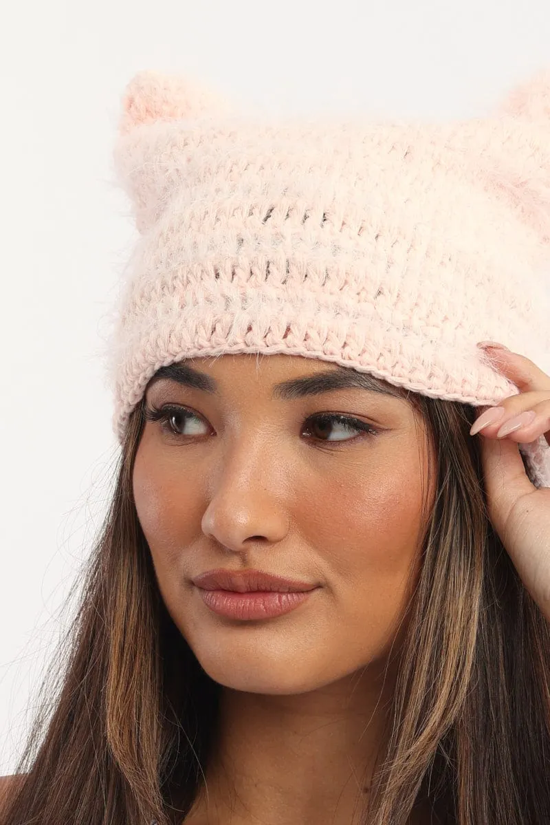 Pink Fluffy Beanie sold by Ally Fashion product image thumbnail 2
