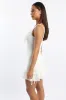 White Mini Dress Lace sold by Ally Fashion