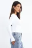 White Supersoft Top Long Sleeve sold by Ally Fashion