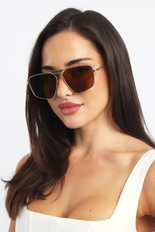 Brown Aviator Sunglasses sold by Ally Fashion