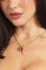 Gold Red Chili Charm Necklace sold by Ally Fashion