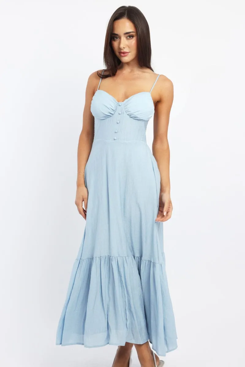 Blue Maxi Dress Tiered sold by Ally Fashion product image thumbnail 2