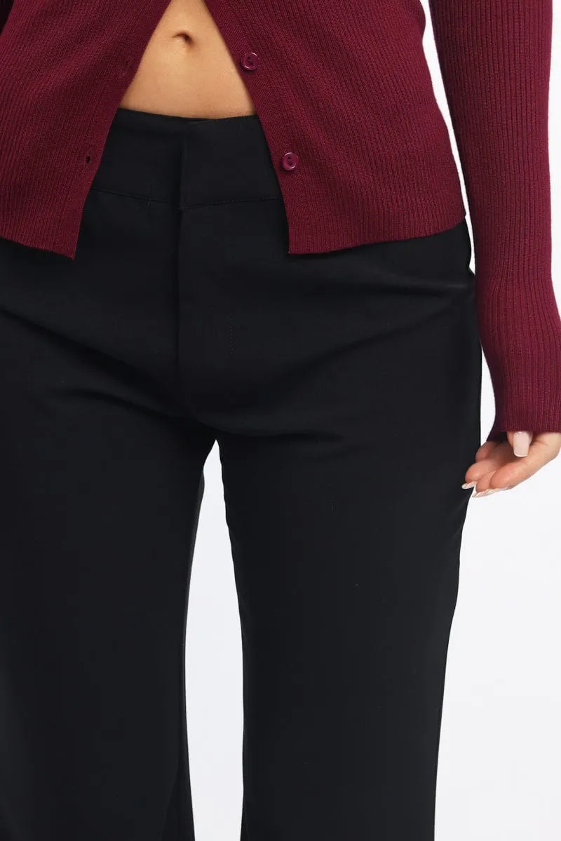 Black Flare Leg Pants sold by Ally Fashion product image thumbnail 5