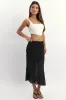 Black Lace Midi Skirt sold by Ally Fashion
