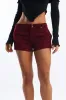 Red Shorts Mini Low Rise sold by Ally Fashion