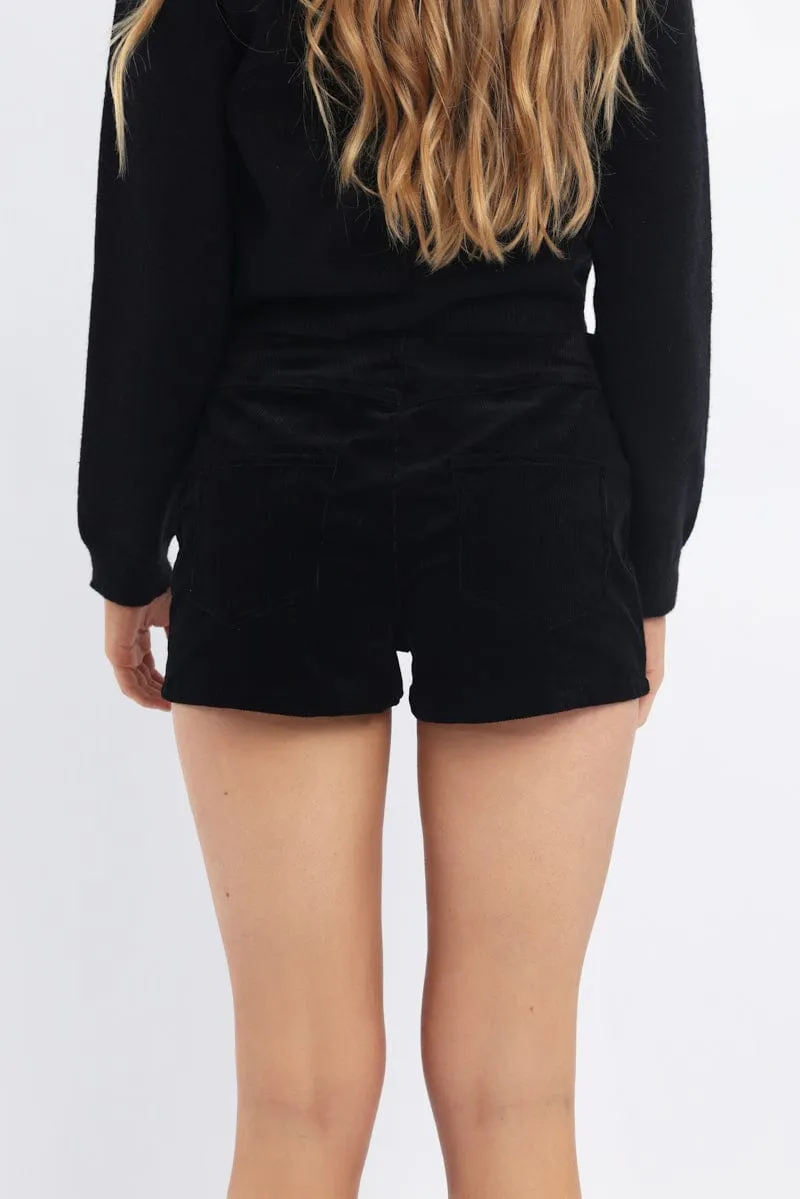 Black Low Rise Short Side Zipper sold by Ally Fashion product image thumbnail 4