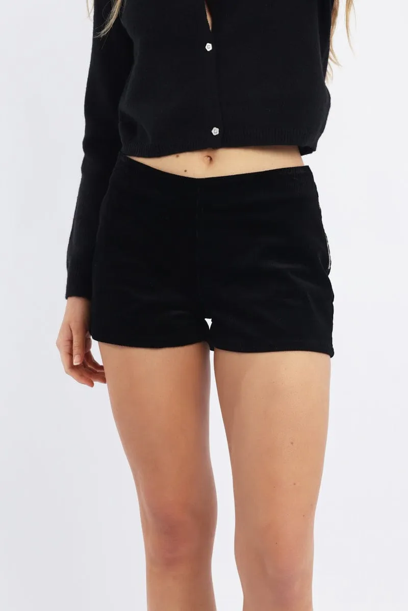 Black Low Rise Short Side Zipper sold by Ally Fashion product image thumbnail 2