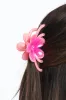 Pink Flower Hair Claw Clip sold by Ally Fashion
