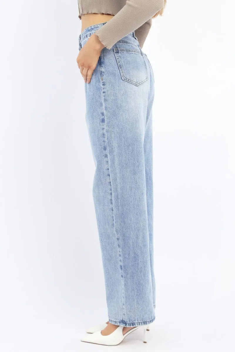 Denim Baggy Jeans Low Rise sold by Ally Fashion product image thumbnail 3