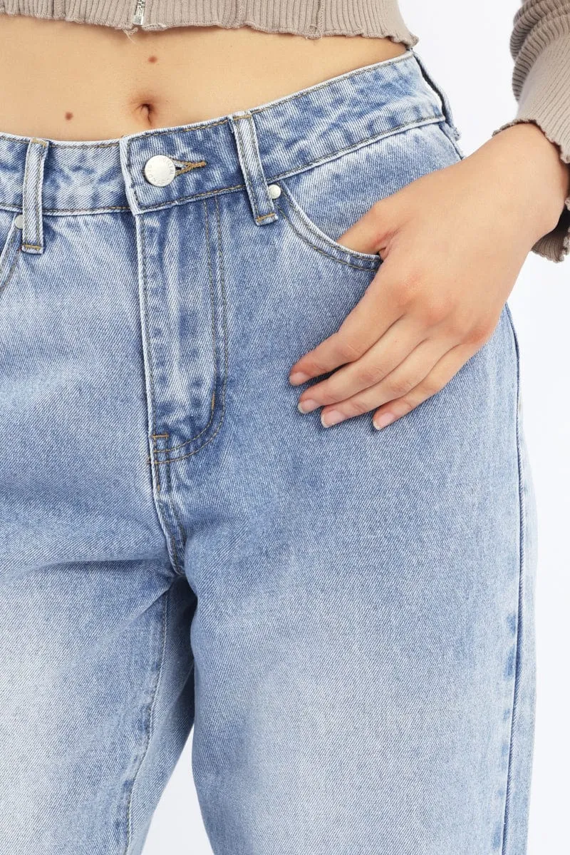Denim Baggy Jeans Low Rise sold by Ally Fashion product image thumbnail 5