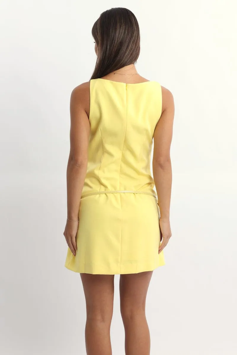 Yellow Bodycon Dress Mini sold by Ally Fashion product image thumbnail 4