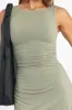 Green Mini Dress Round Neck sold by Ally Fashion