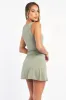 Green Mini Dress Round Neck sold by Ally Fashion