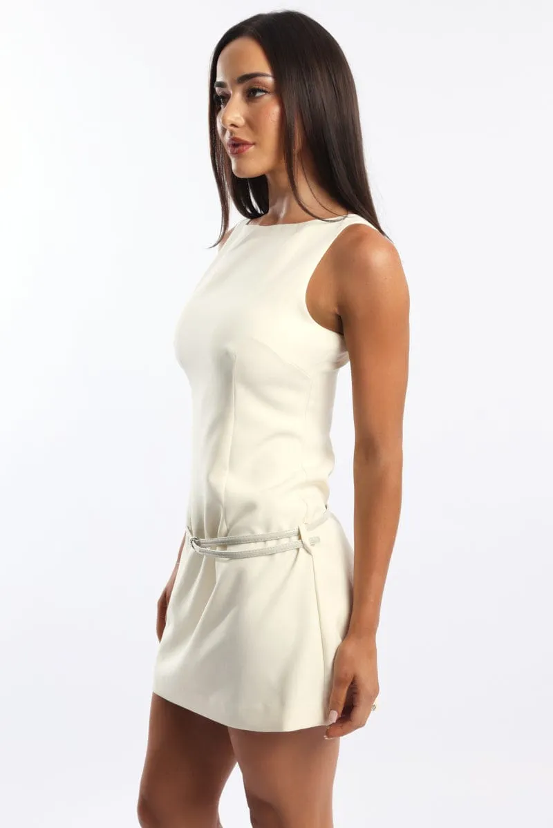 White Bodycon Dress Mini sold by Ally Fashion product image thumbnail 4