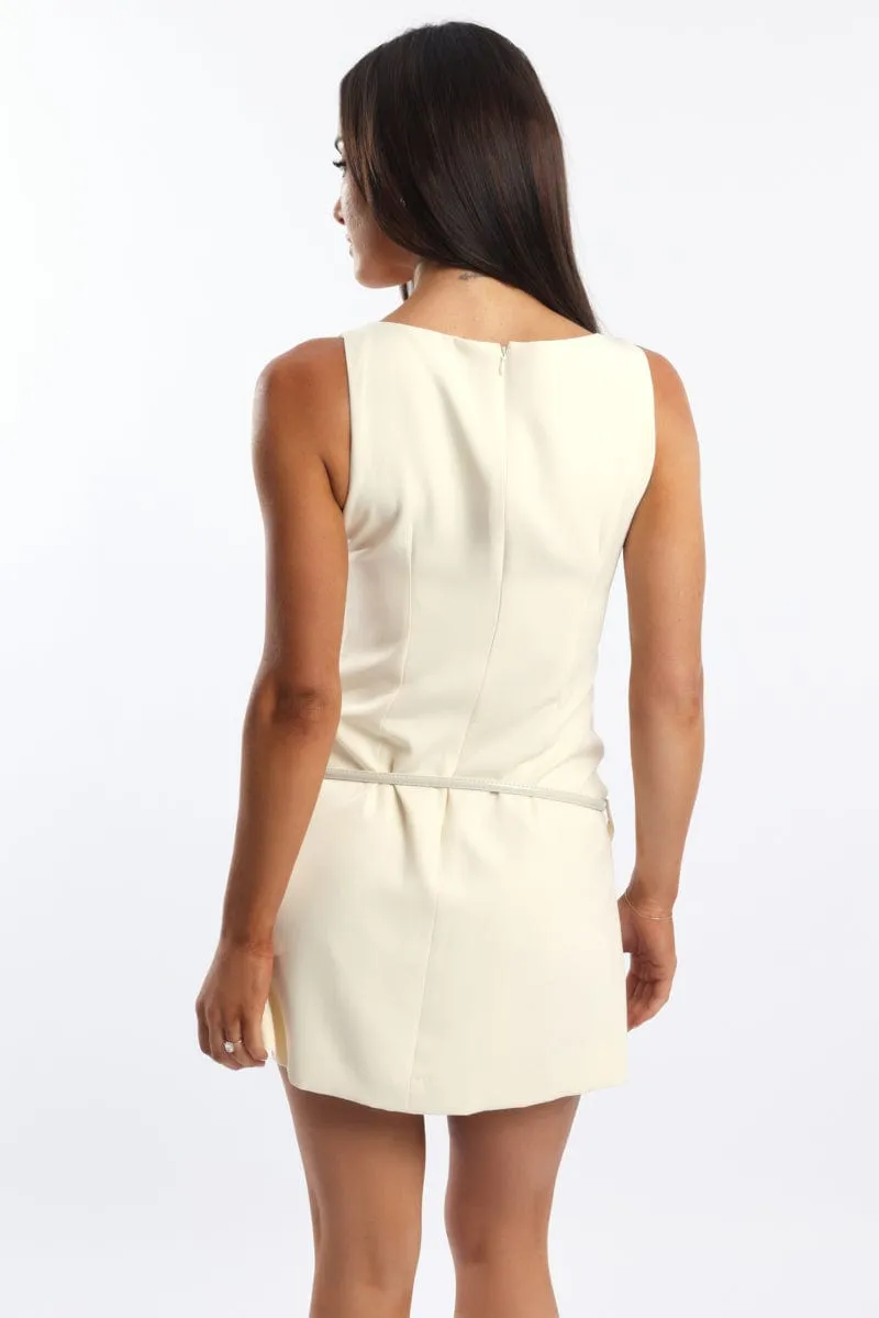 White Bodycon Dress Mini sold by Ally Fashion product image thumbnail 5
