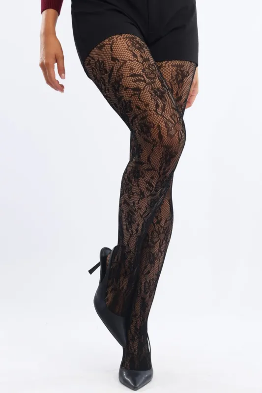 Black Lace Tights sold by Ally Fashion