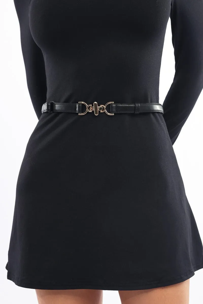 Black Adjustable Belt sold by Ally Fashion